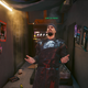 An annoying man rants on the street.